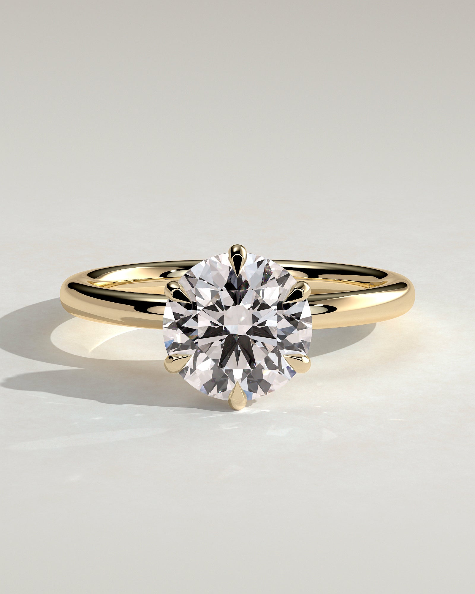 Round Halo, Pave & Split Shank Engagement Ring – 1.93 CT Lab Grown Diamond